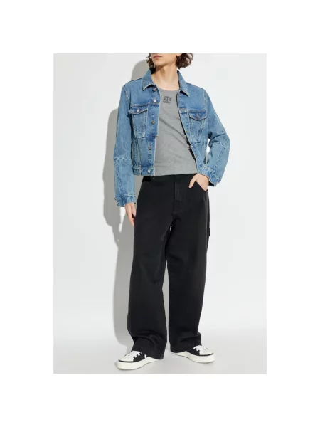 Kurtka jeansowa Vetements niebieska