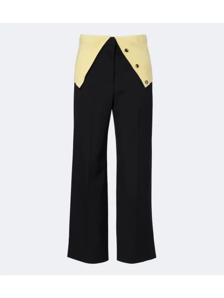 Pantaloni Loewe de lână negru