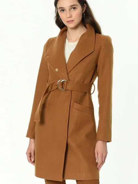 Płaszcz Dewberry brązowy