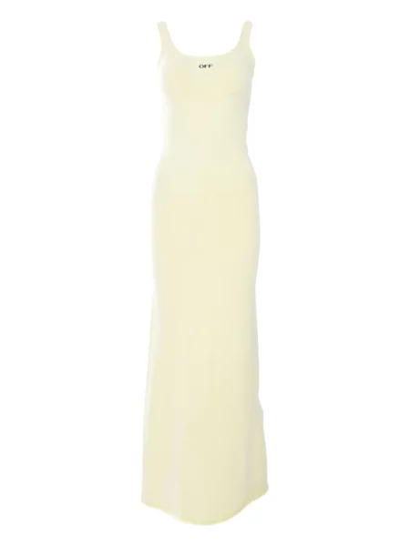 Kostiumas suknelė be rankovių Off-white be rankovių balta