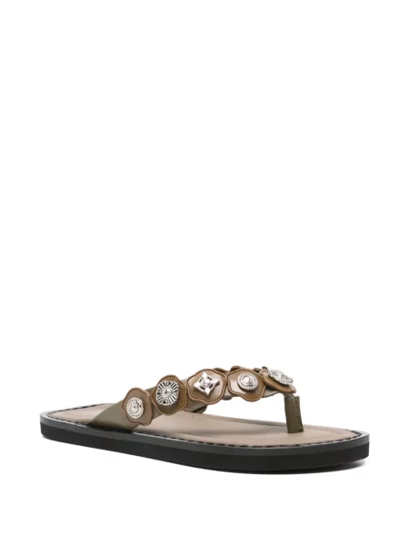 Sandale Toga Pulla din piele verde