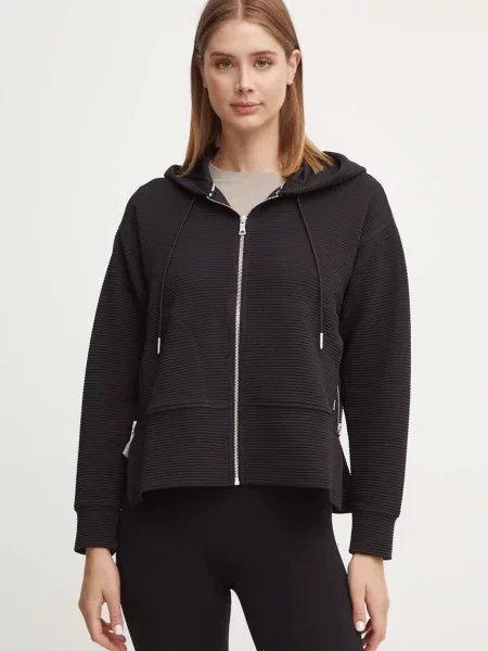 Bluză Dkny cu glugă negru