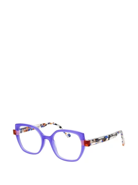 Ochelari de soare Face à Face cu imprimeu geometric violet