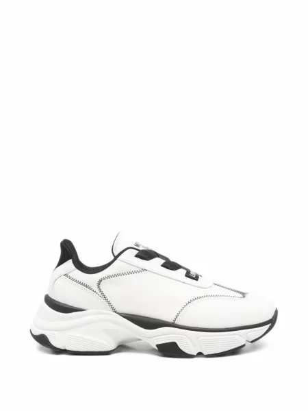Sneakerși Love Moschino chunky alb