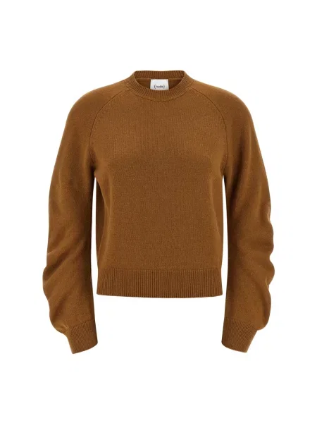 Sweter Nude wełniany brązowy