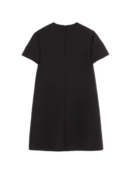 Scurt rochie mini Valentino Garavani din crep negru