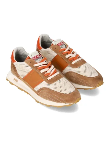 Buty do biegania Philippe Model zamszowe do biegania brązowe