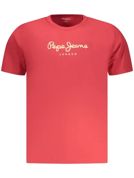 Majica Pepe Jeans s kratkimi rokavi rdeča
