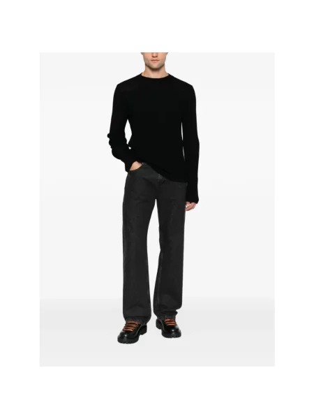 Sweter Fendi wełniany czarny