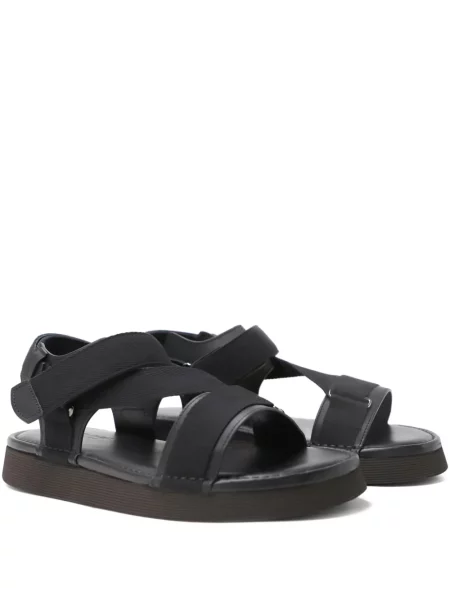 Sandale Giorgio Armani din piele negru