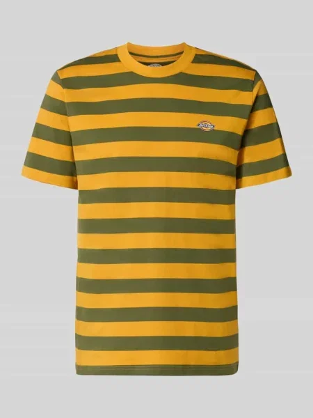 T-shirt z Wyhaftowane logo Model RIVERGROVE' Dickies zielona