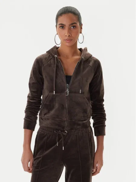 Juicy Couture Суитшърт Madison кафяв