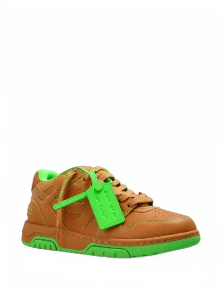 Sneakerși Off-white business alb
