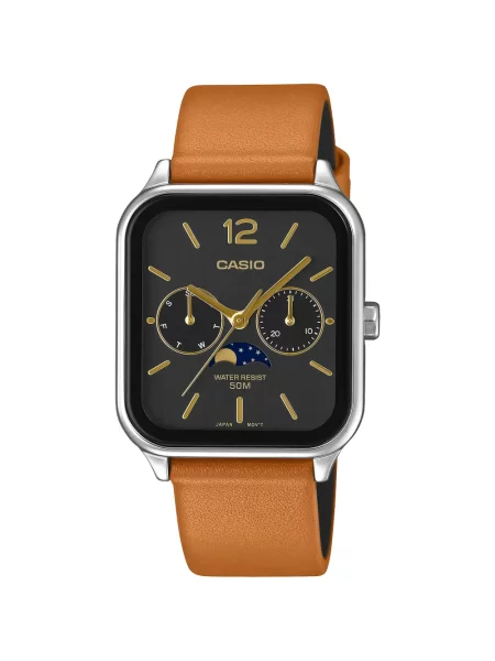 Кожени часовници Casio черно