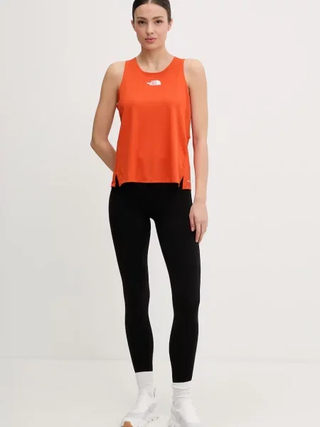 The North Face dámsky tréningový top LIGHTBRIGHT oranžová