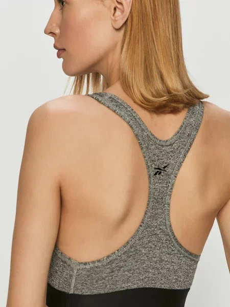 Reebok Športová podprsenka sivá