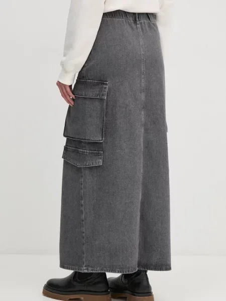 Спідниця Sisley midi пряма сірий