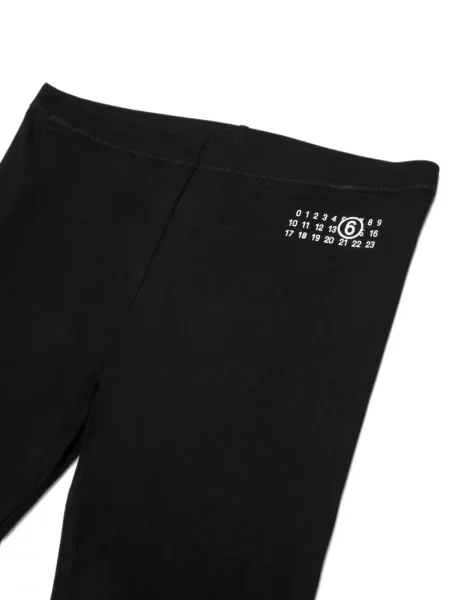 Legginsy dziecięce Mm6 Maison Margiela czarne
