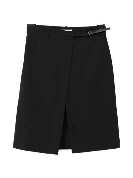 Cu centură fustă Helmut Lang plic negru
