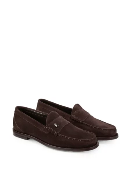 Pantofi loafer Jimmy Choo maro
