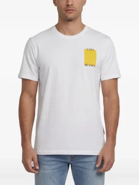 Tricou Casablanca cu imagine alb