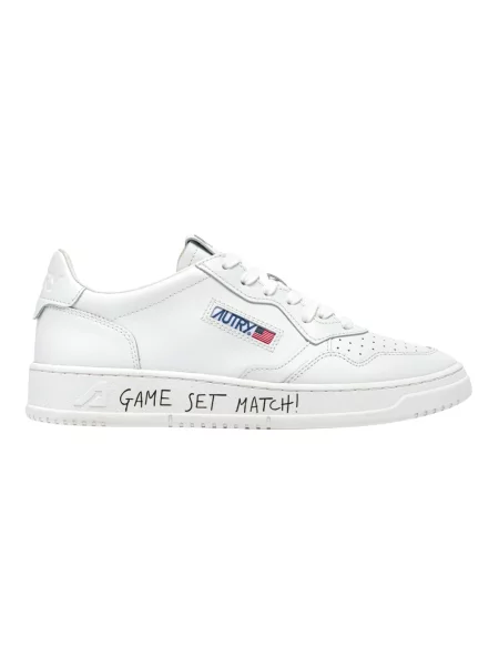AUTRY Medalist sneakersy skórzane białe