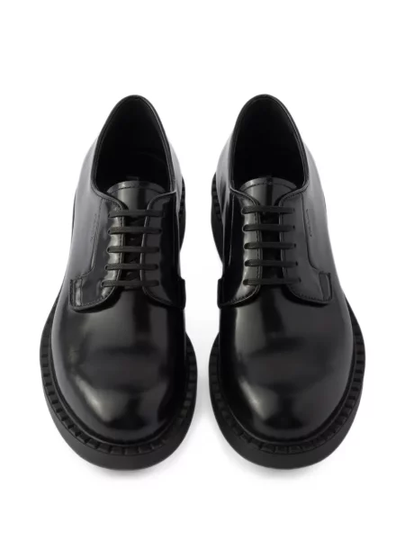 Pantofi derby Prada din piele negru