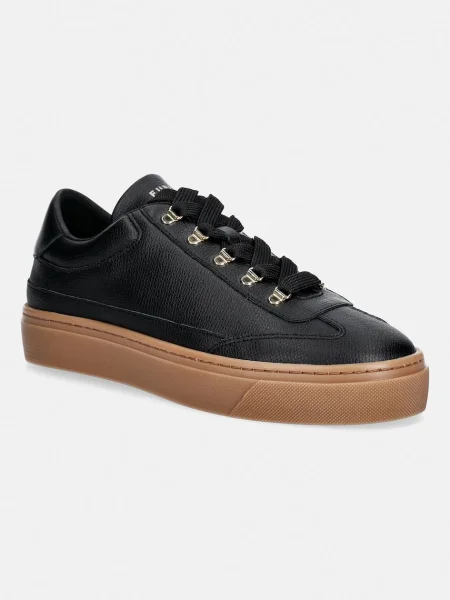 Furla sneakers din piele Enjoy Lace-Up Sneaker negru