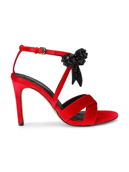 Сандали Kurt Geiger London Bow High Sandal червено