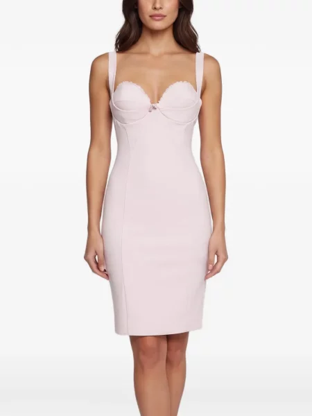 Midi suknelė Elisabetta Franchi rožinė
