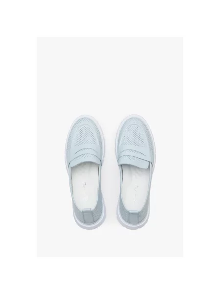 Лоферы Estro голубые