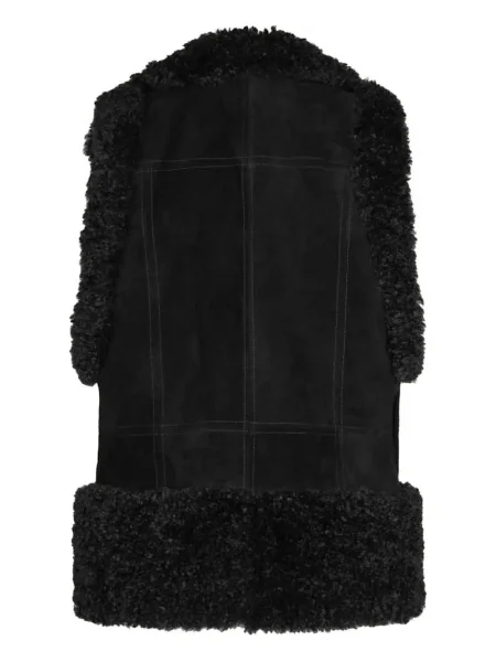 Vestă Johanna Ortiz din piele negru