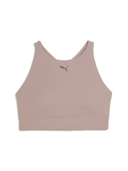 PUMA stanik z zabudowanym dekoltem SHAPELUXE Odzież S beżowy