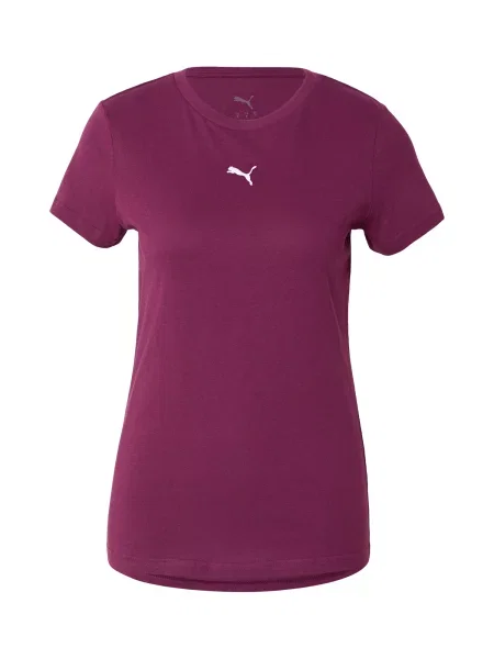 PUMA Tricou ESS roșu vin alb