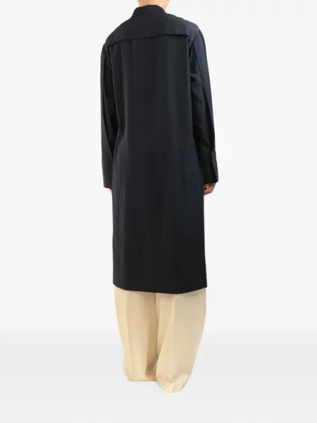 Rochie tip cămașă Joseph din crep negru