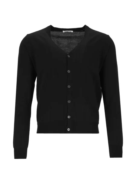Cardigan Al Duca D’aosta 1902 tricotate cu decolteu în V negru