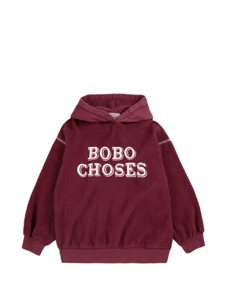 Bluza z kapturem dziecięca Bobo Choses czerwona