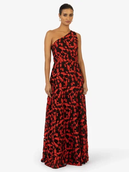 Kraimod Rochie de seară roșu negru
