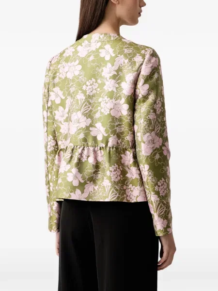 Top Joop! cu model floral cu imagine verde