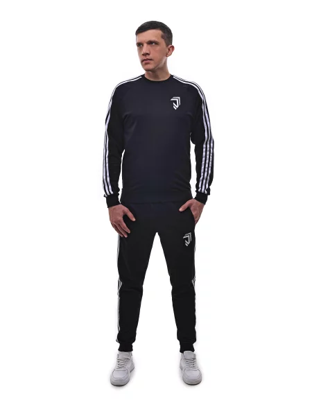 Спортивний костюм STREAM віскоза/поліестер чорний