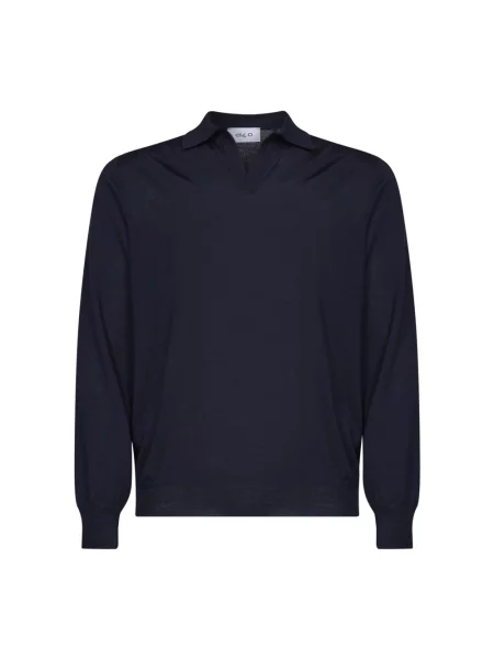 Sweter D4.0 wełniany niebieski