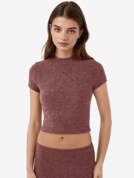 Hiccup Bluza Blusen burgund