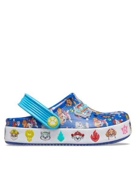 Crocs Otvorene cipele Toddler Off Court plava / žuta / narančasta crvena