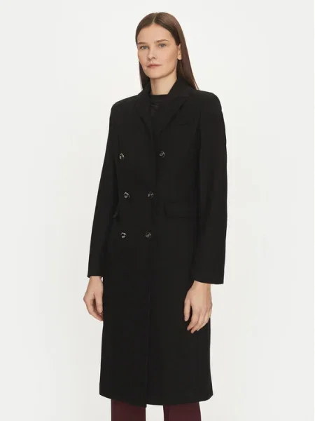 Motivi Palton de lână negru