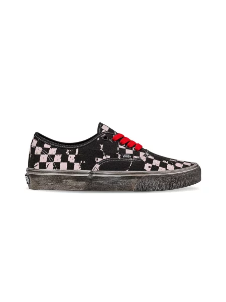 Vans Authentic OVER BLKRD Black Red Mężczyźni Buty sportowe Vans Size: czarny