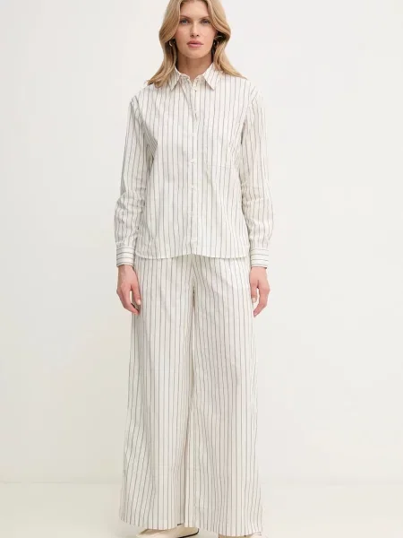 Классическая ошейниковый рубашка Max&co белая