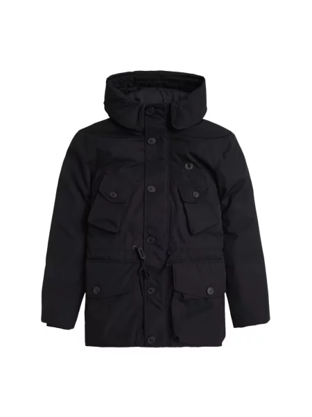 Kurtka puchowa Fred Perry czarna
