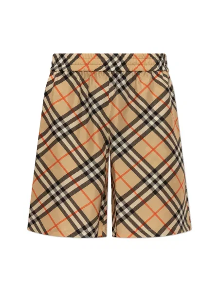 Szorty Burberry beżowe