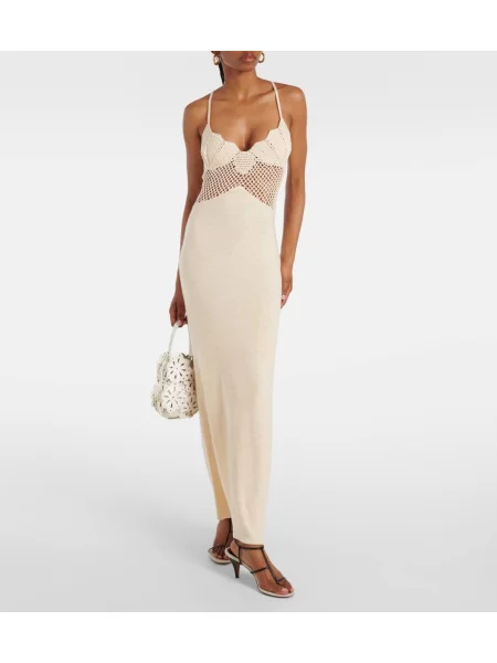 Rochie maxi Staud de costum alb