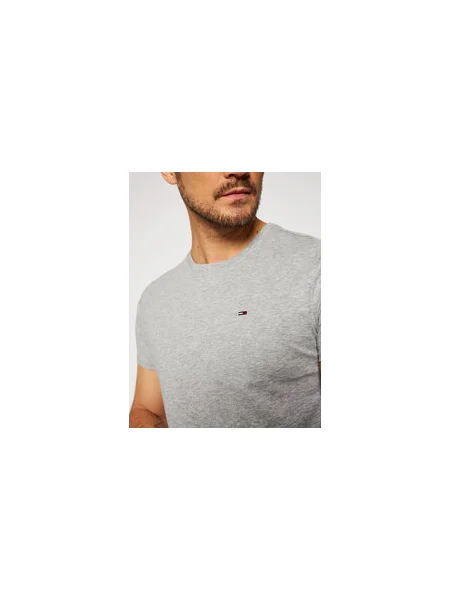 Tommy Jeans Póló Slim Fit szürke